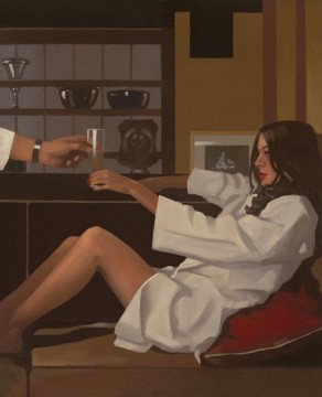 Jack Vettriano Painting - Manof Misterio Contemporáneo Jack Vettriano